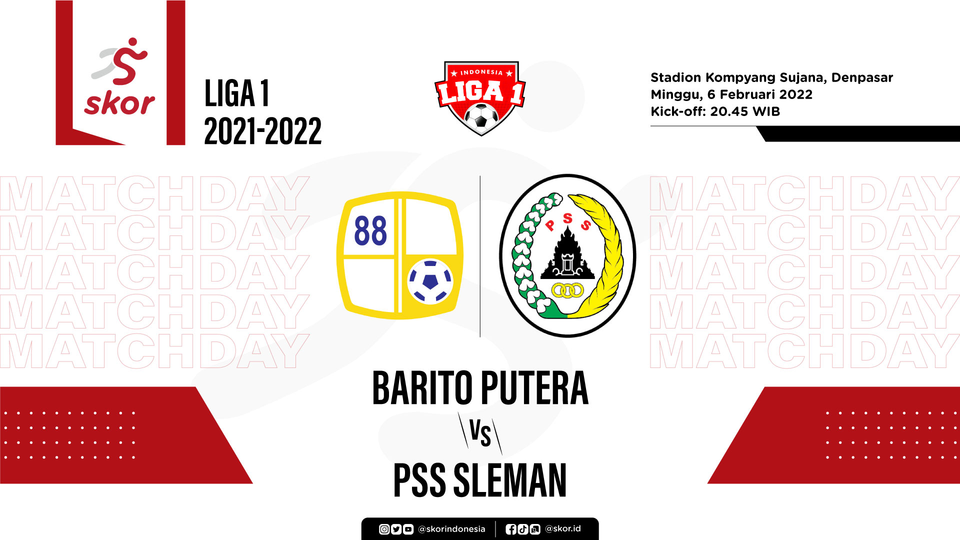 Skor Indeks Liga 1 2021-2022: MoTM dan Rating Pemain Barito Putera vs PSS Sleman