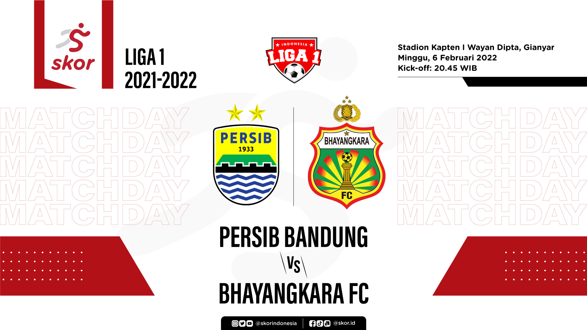 LIVE Update: Persib vs Bhayangkara FC