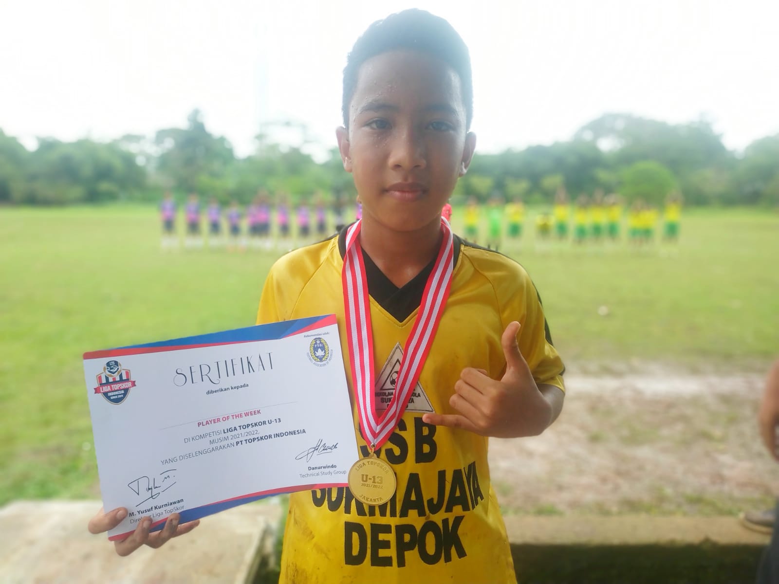 POTW Pekan 9 Grup Skor Liga TopSkor U-13: Raja Apriansyah