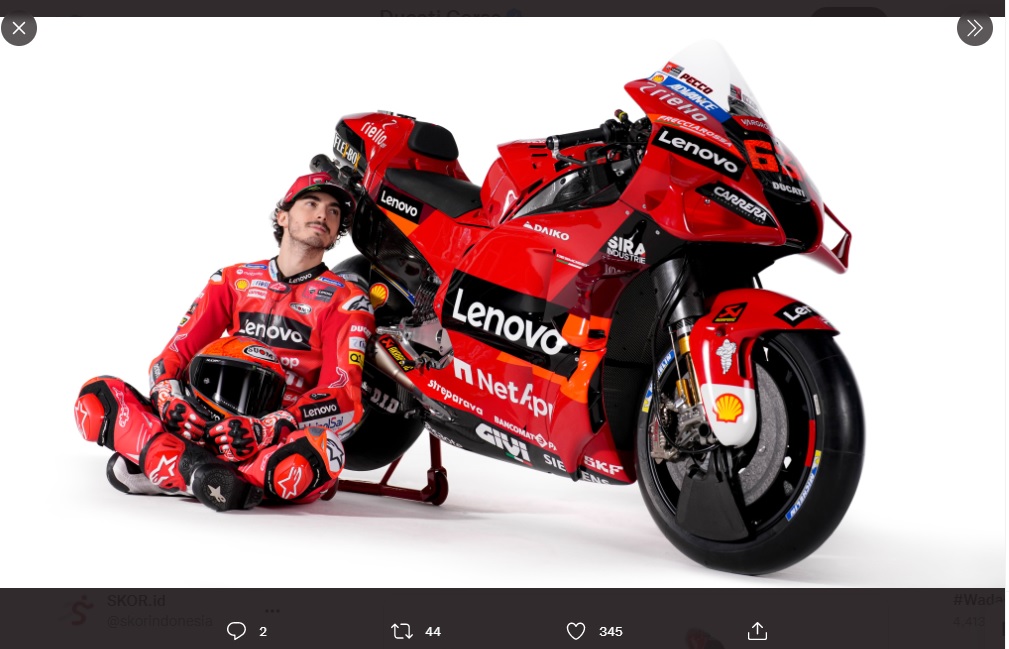Rahasia Kehebatan Ducati Desmosedici GP22 Milik Francesco Bagnaia