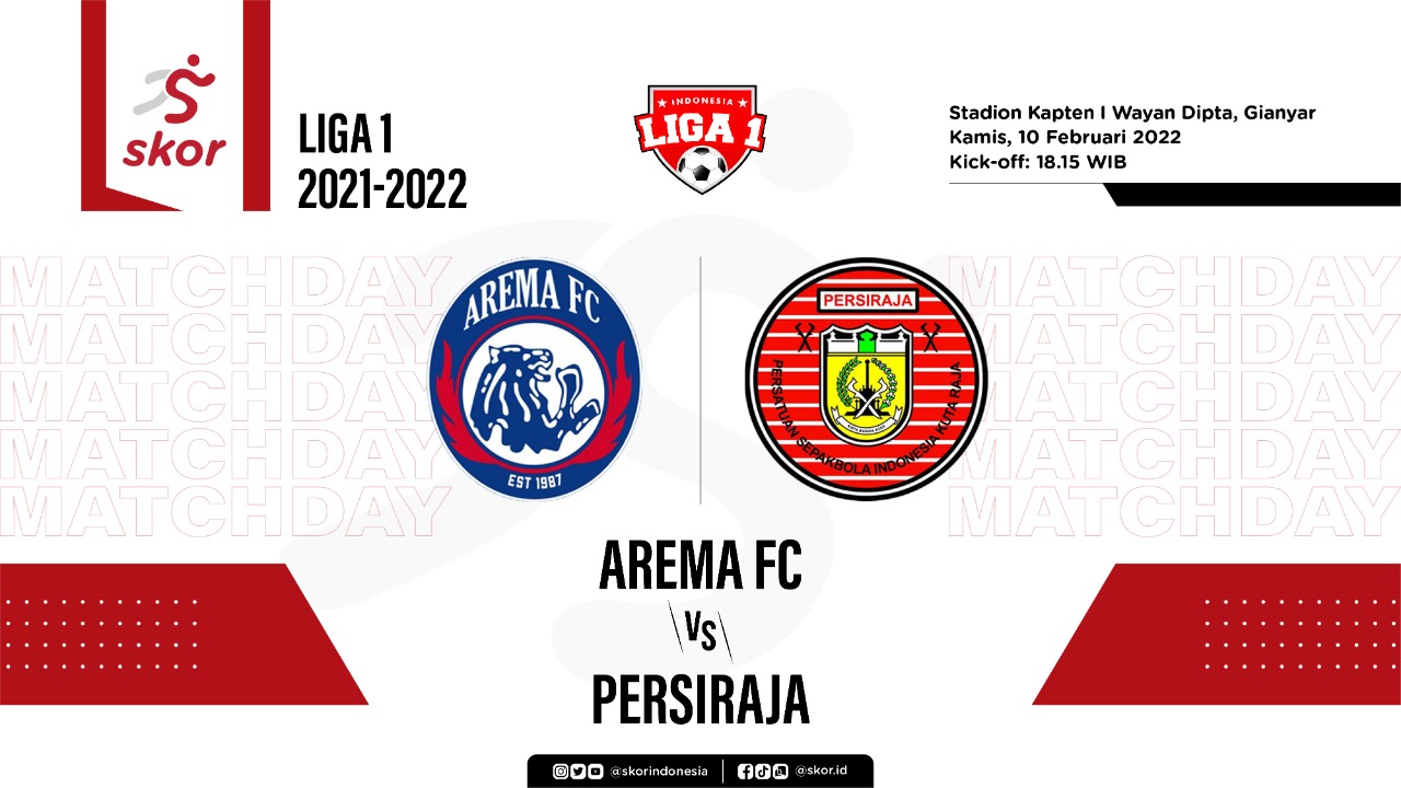 Arema FC vs Persiraja: Prediksi dan Link Live Streaming