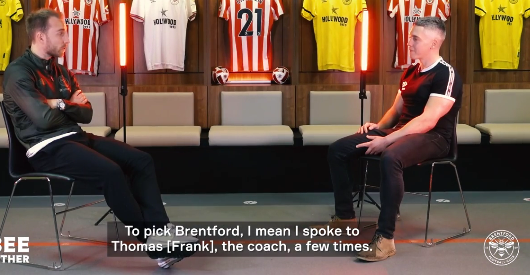 VIDEO: Wawancara Pertama Christian Eriksen di Brentford