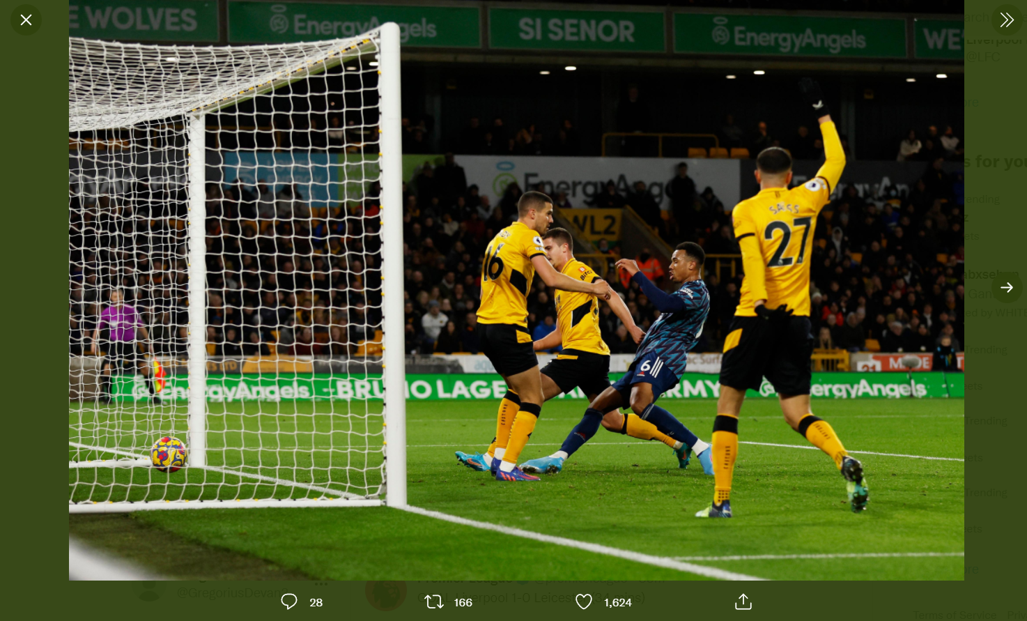 Hasil Wolverhampton Wanderers vs Arsenal: Kemenangan Pertama The Gunners di Tahun 2022