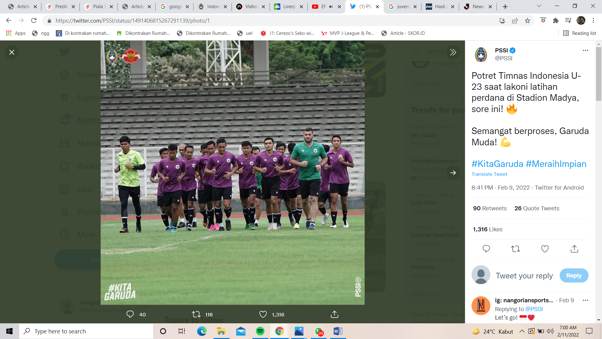 Timnas U-23 Indonesia Batal Tampil di Piala AFF U-23 2022