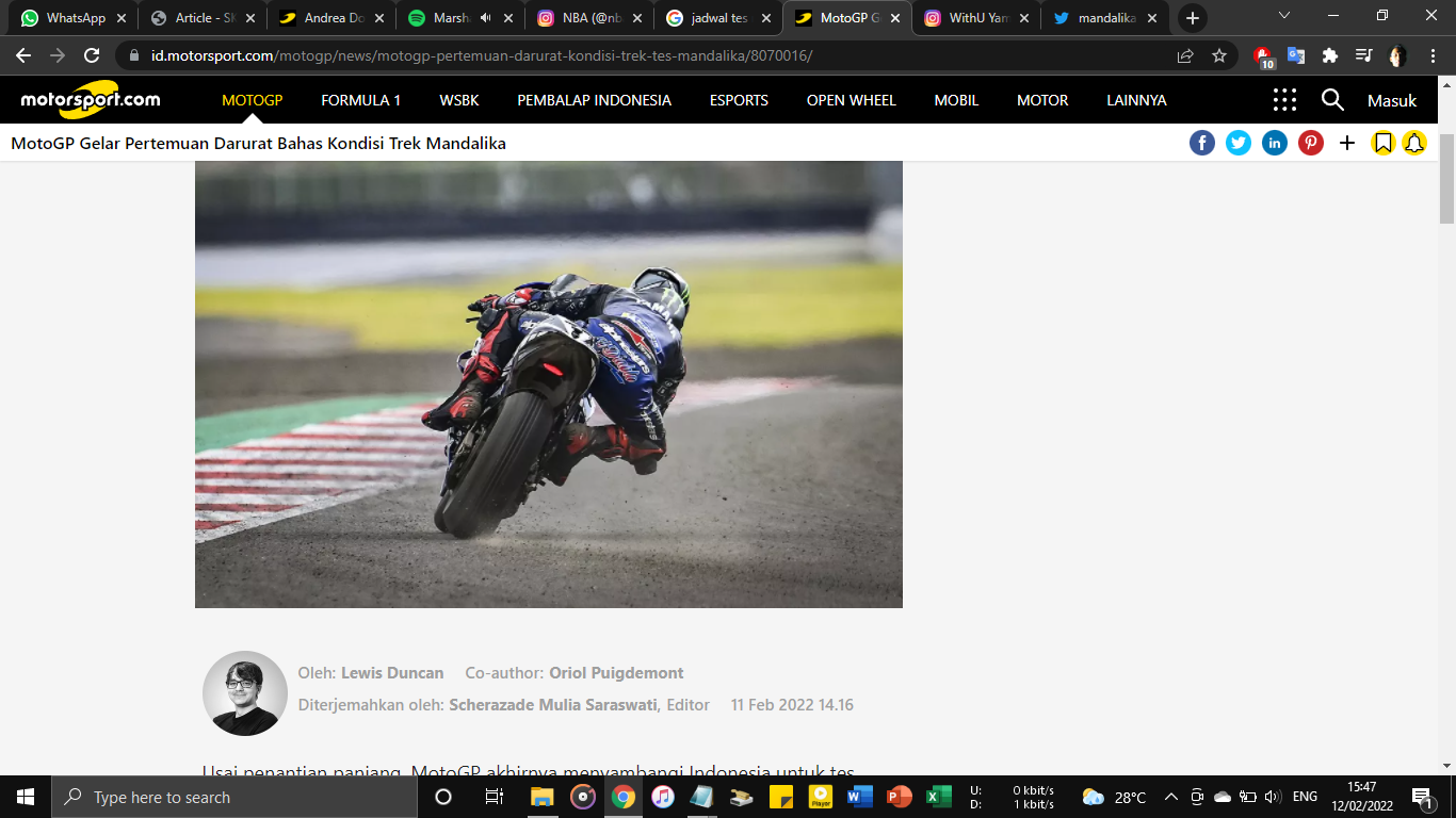MotoGP Indonesia 2022: Tekad Fabio Quartararo untuk Kembali ke Barisan Depan