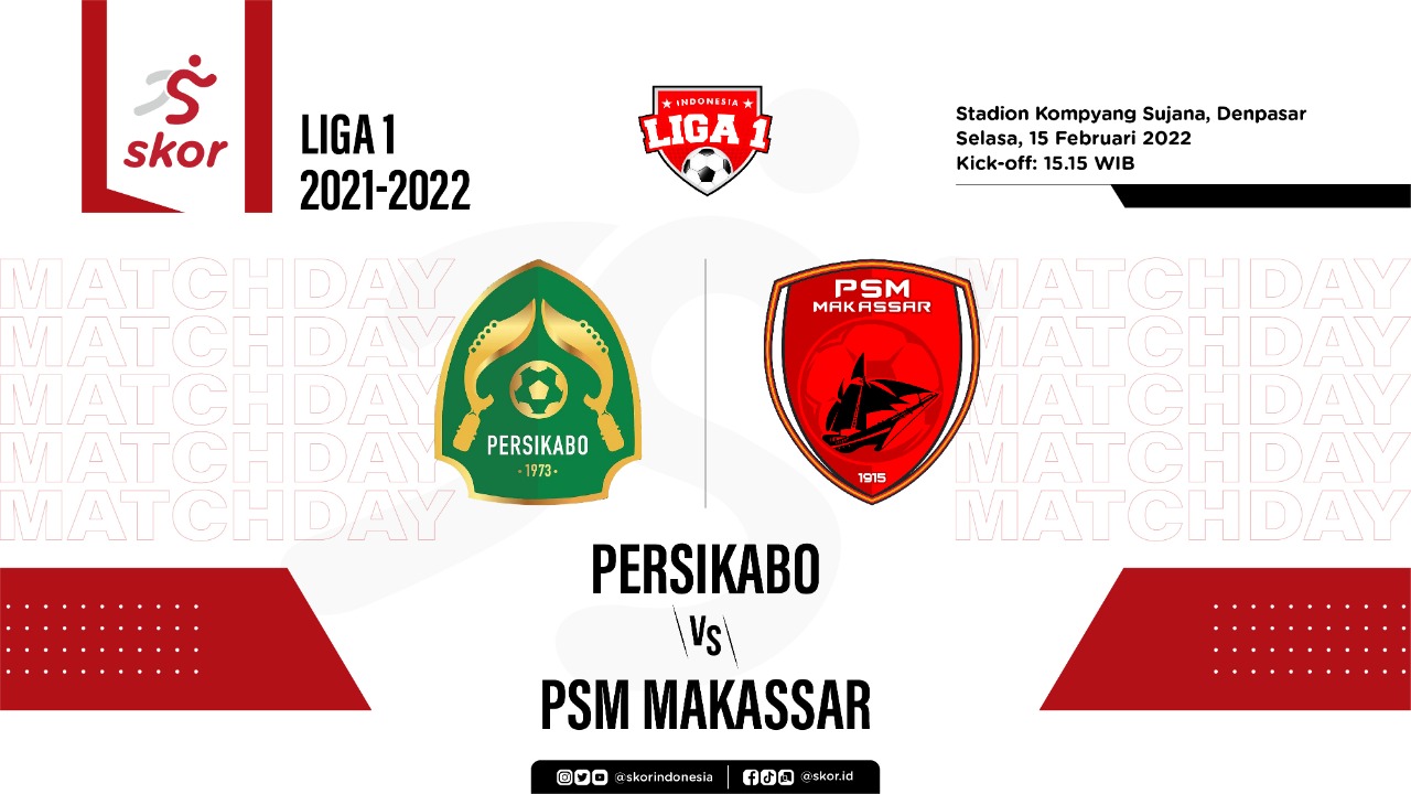 Hasil Persikabo vs PSM Makassar: Laskar Padjadjaran Pesta Tiga Gol