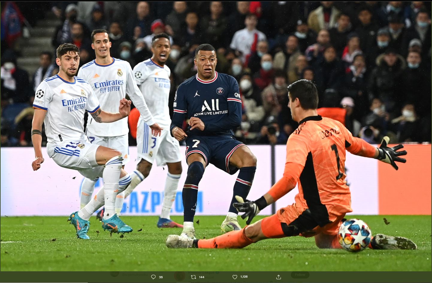 Hasil PSG vs Real Madrid: Kylian Mbappe Kunci Kemenangan Les Parisiens di Liga Champions