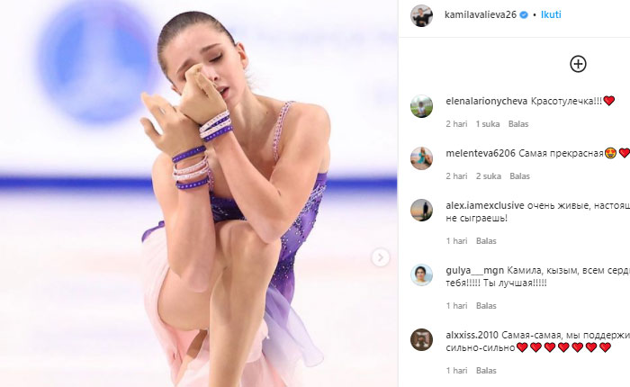 Kamila Valieva Menangis di Atas Es Lantaran Skandal Gagal Tes Doping