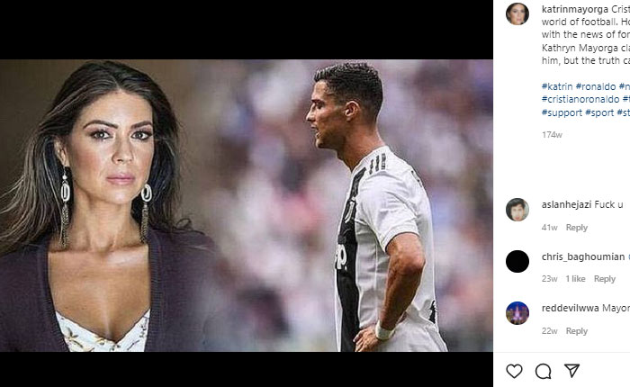 Pengacara Cristiano Ronaldo Ancam Kathryn Mayorga Lakukan Pemerasan