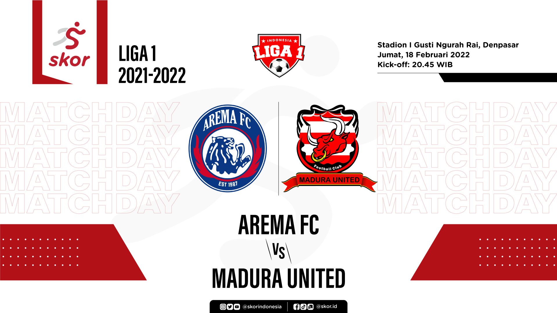 Arema FC vs Madura United: Prediksi dan Link Live Streaming