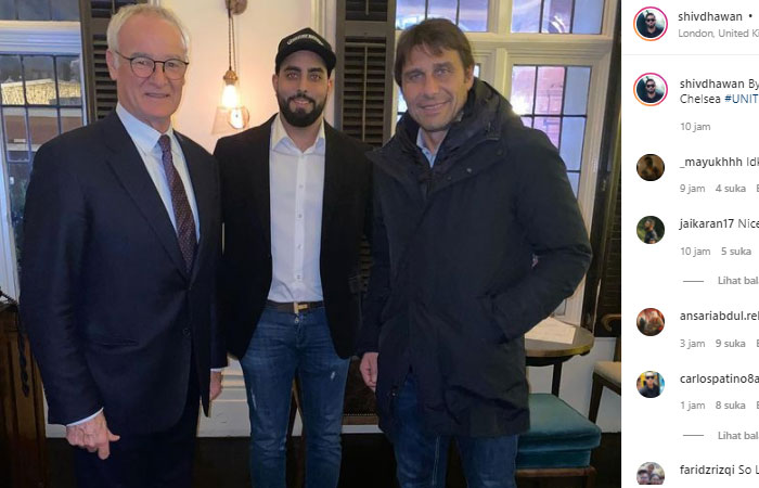 Selfie dengan Antonio Conte dan Claudio Ranieri Lebih Penting daripada Kencan Valentine