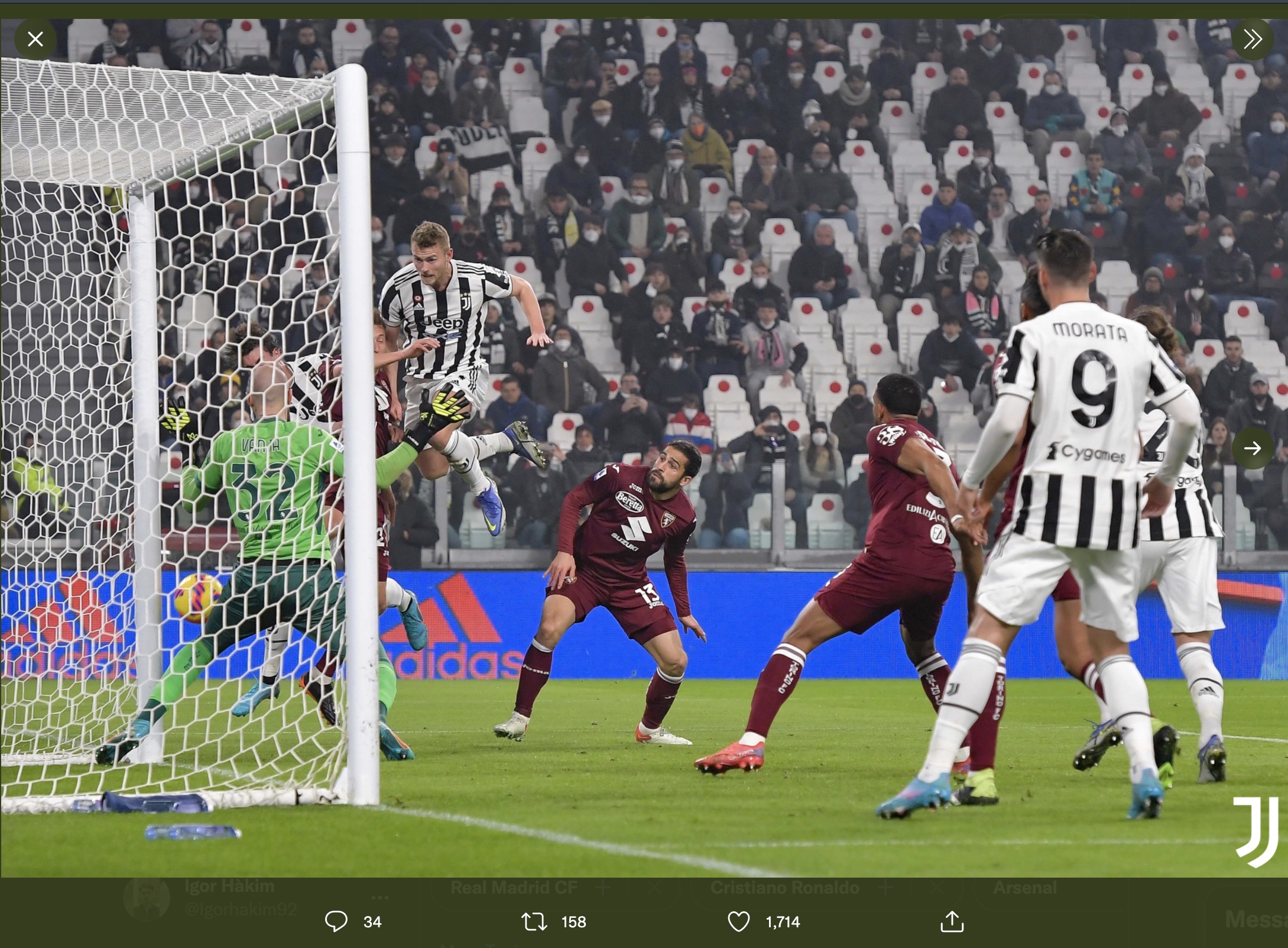 Hasil Juventus vs Torino di Liga Italia: Derby della Mole Berakhir Tanpa Pemenang