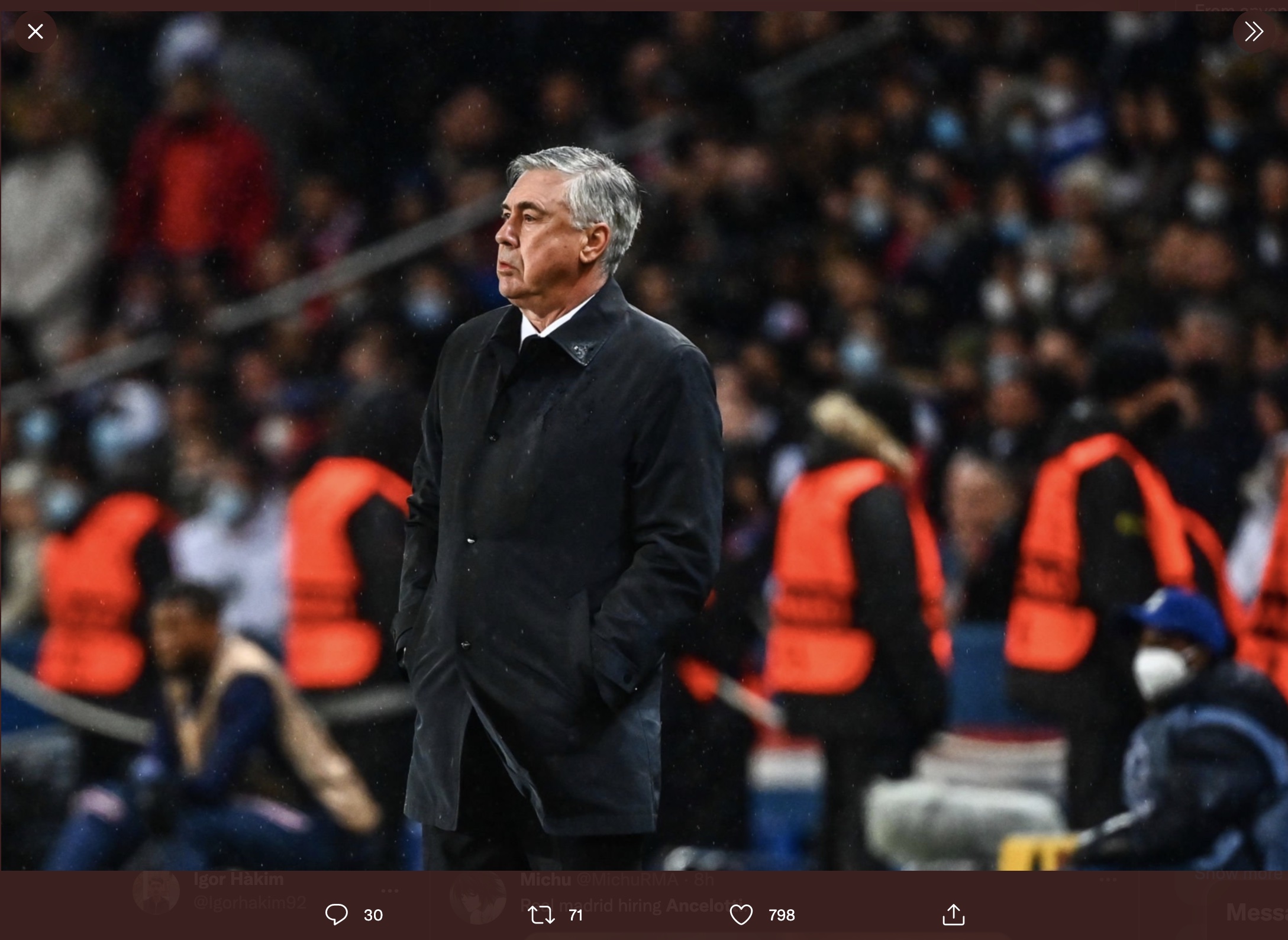 VIDEO: Ini yang Bikin Carlo Ancelotti Pede Real Madrid Bakal Balas PSG
