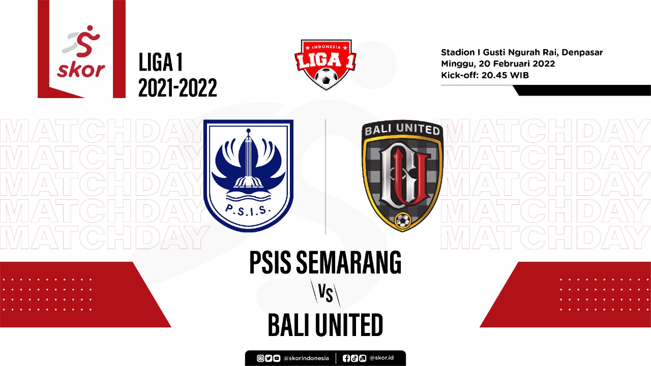 PSIS Semarang vs Bali United: Prediksi dan Link Live Streaming