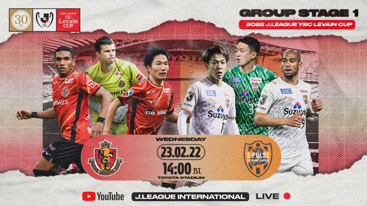 Siaran Langsung J.League Cup: Nagoya Grampus vs Shimizu S-Pulse