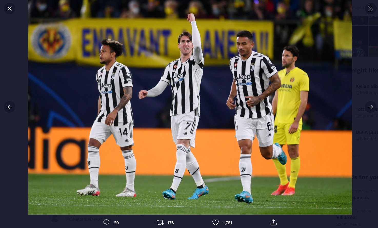 Dusan Vlahovic Menjadi Pencetak Gol Tercepat Kedua Juventus di Liga Champions