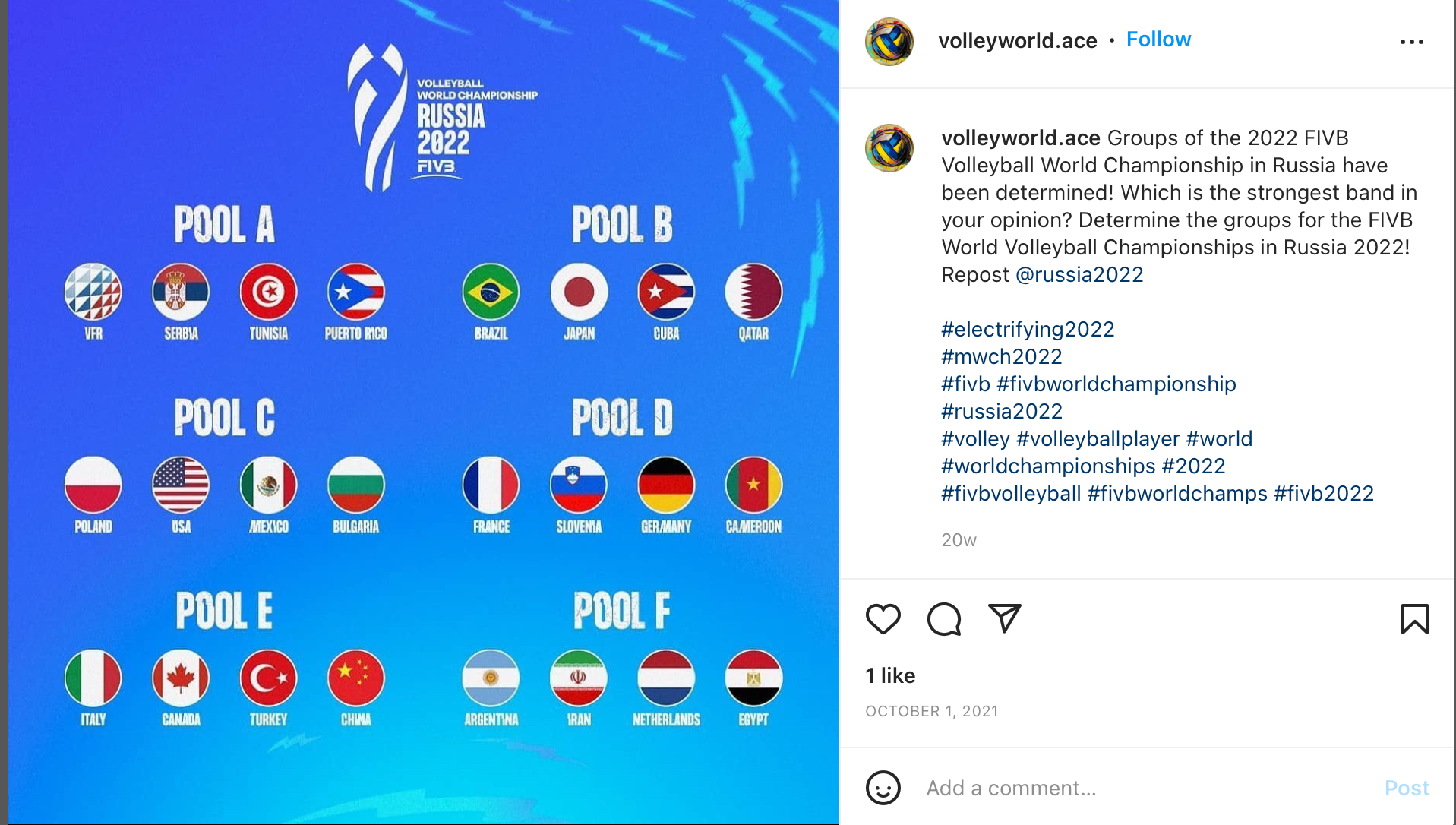 Gantikan Rusia, Polandia dan Slovenia Tuan Rumah Kejuaraan Dunia Voli Putra 2022
