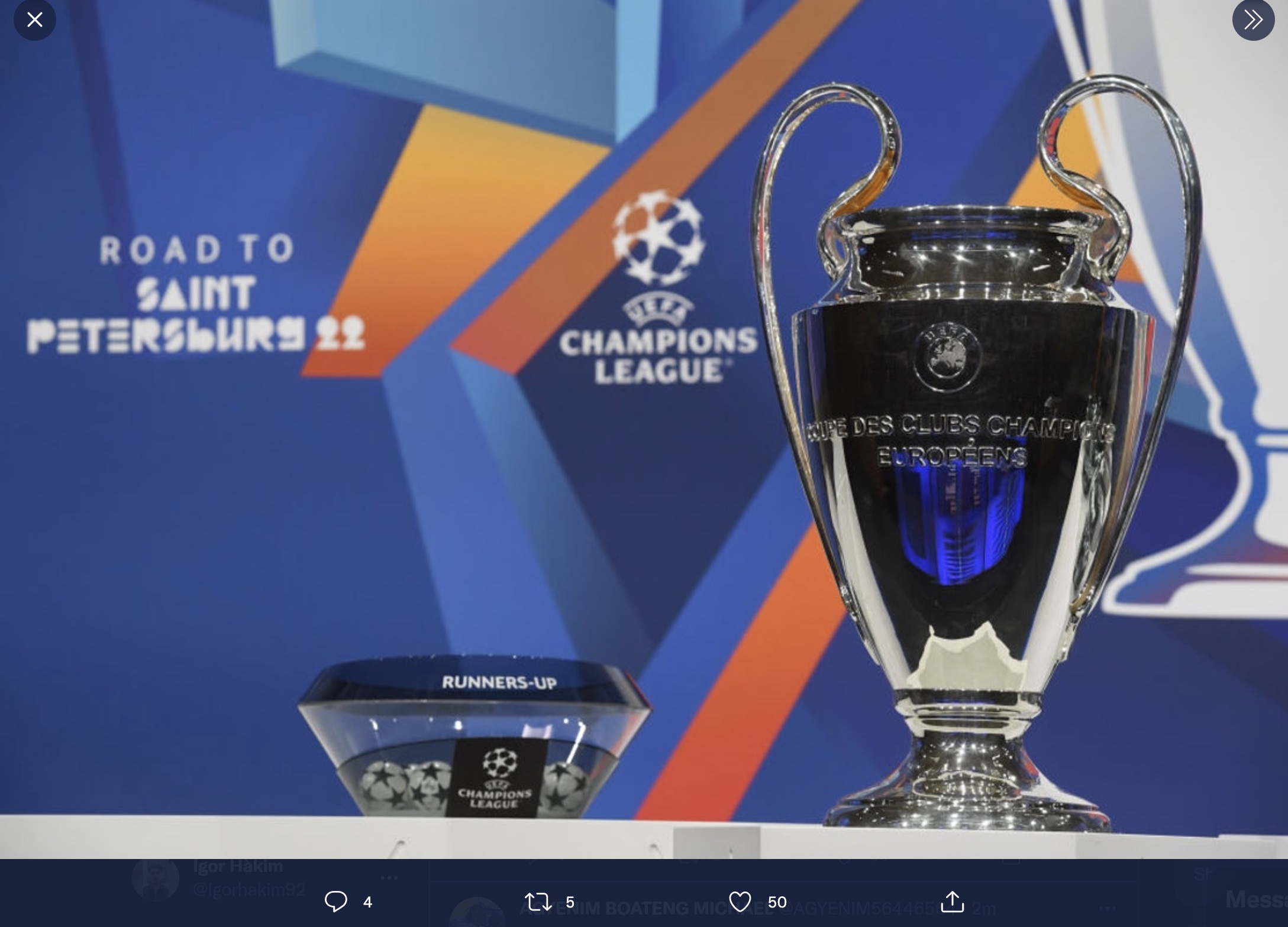 UEFA Pindahkan Final Liga Champions ke Paris, Imbas Konflik Rusia-Ukraina