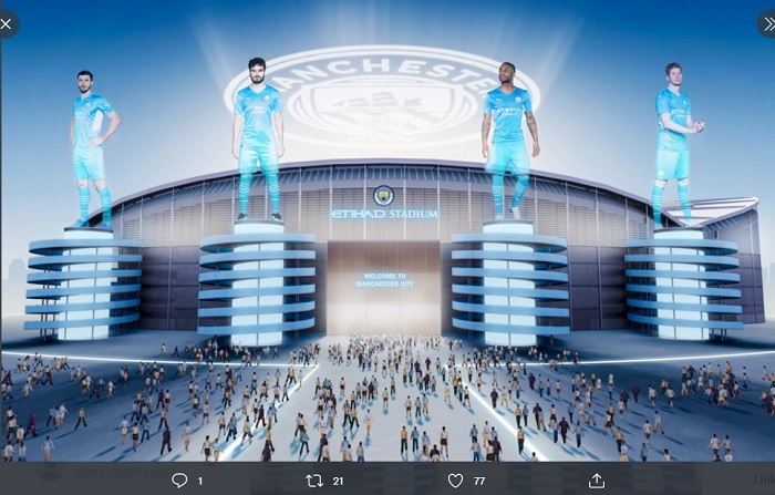 Man City Akan Membangun Stadion Sepak Bola Virtual Pertama di Metaverse