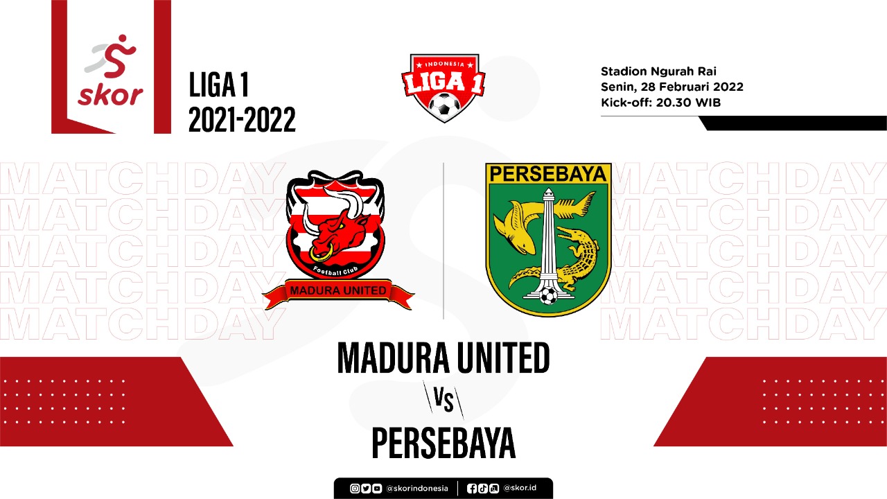 Madura United vs Persebaya Surabaya: Prediksi dan Link Live Streaming