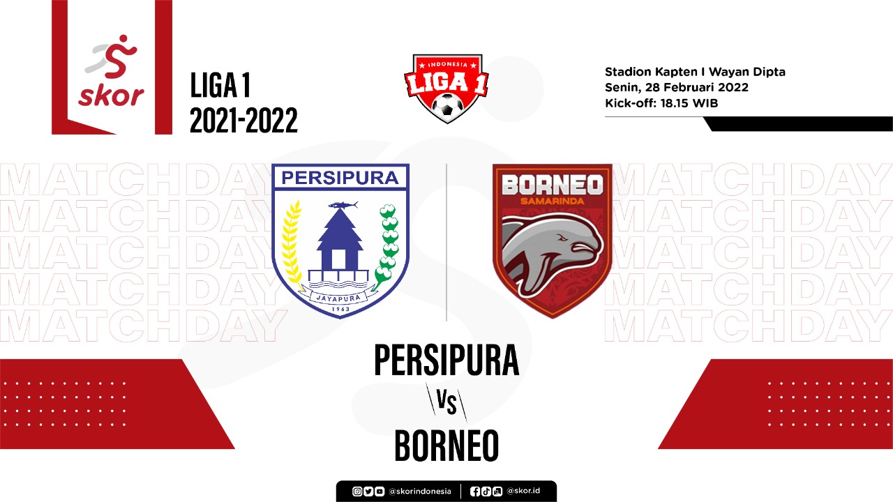 Persipura vs Borneo FC: Prediksi dan Link Live Streaming