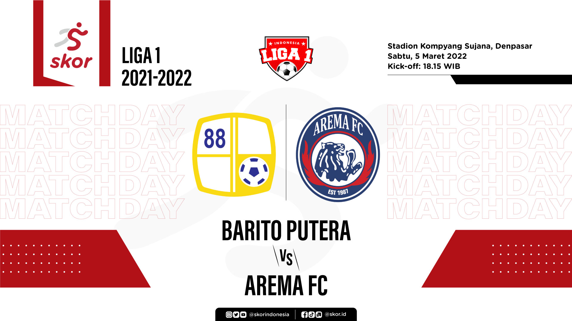 Barito Putera vs Arema FC: Prediksi dan Link Live Streaming