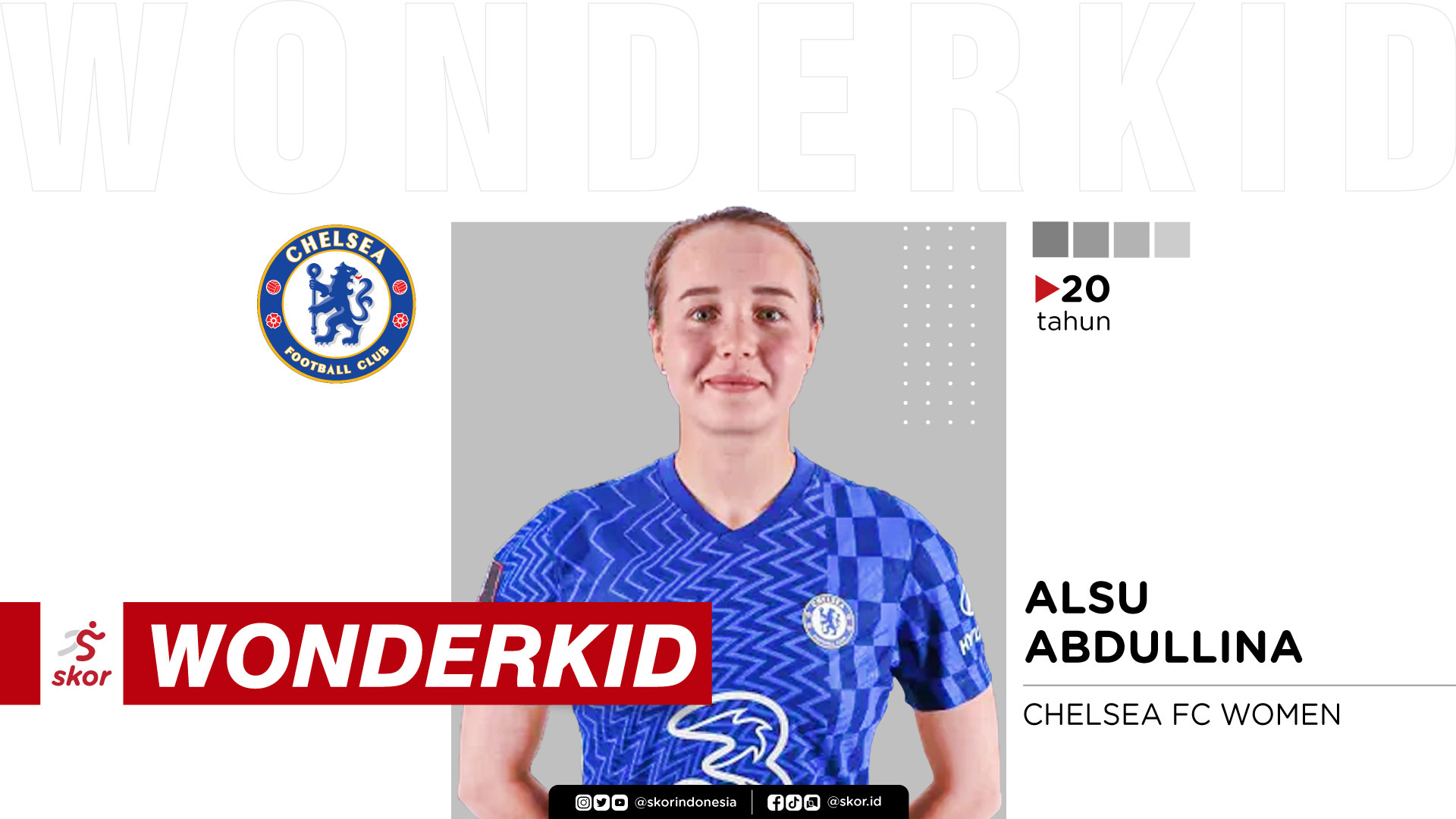 WONDERKID: Alsu Abdullina, Pemain Rusia Serbabisa Milik Chelsea Women