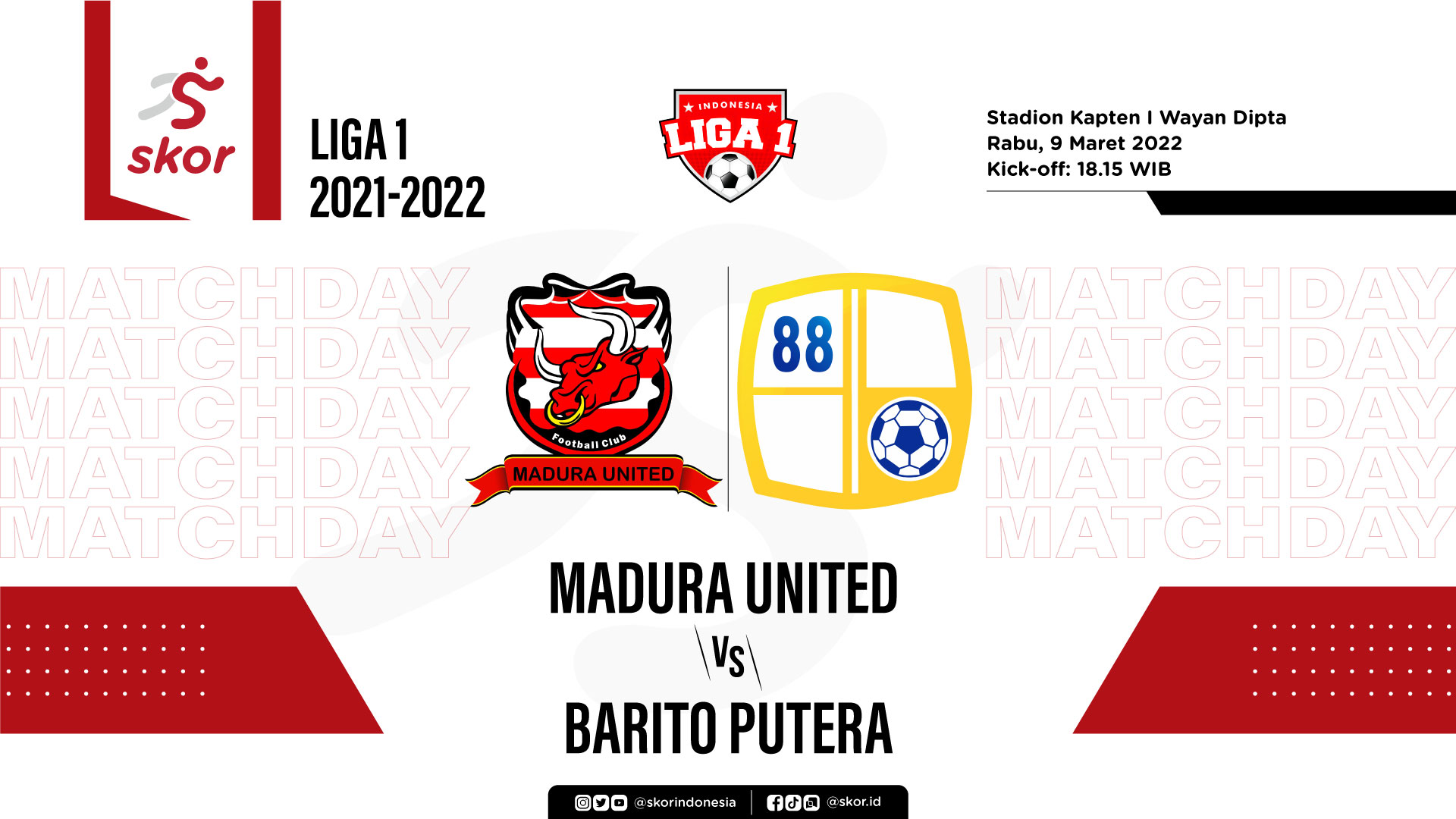 Madura United vs Barito Putera: Prediksi dan Link Live Streaming