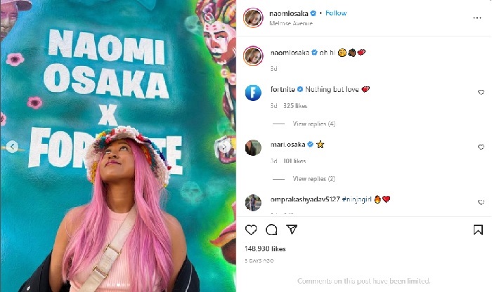 Naomi Osaka Bergabung dengan Fortnite sebagai Skin Icon Series Terbaru