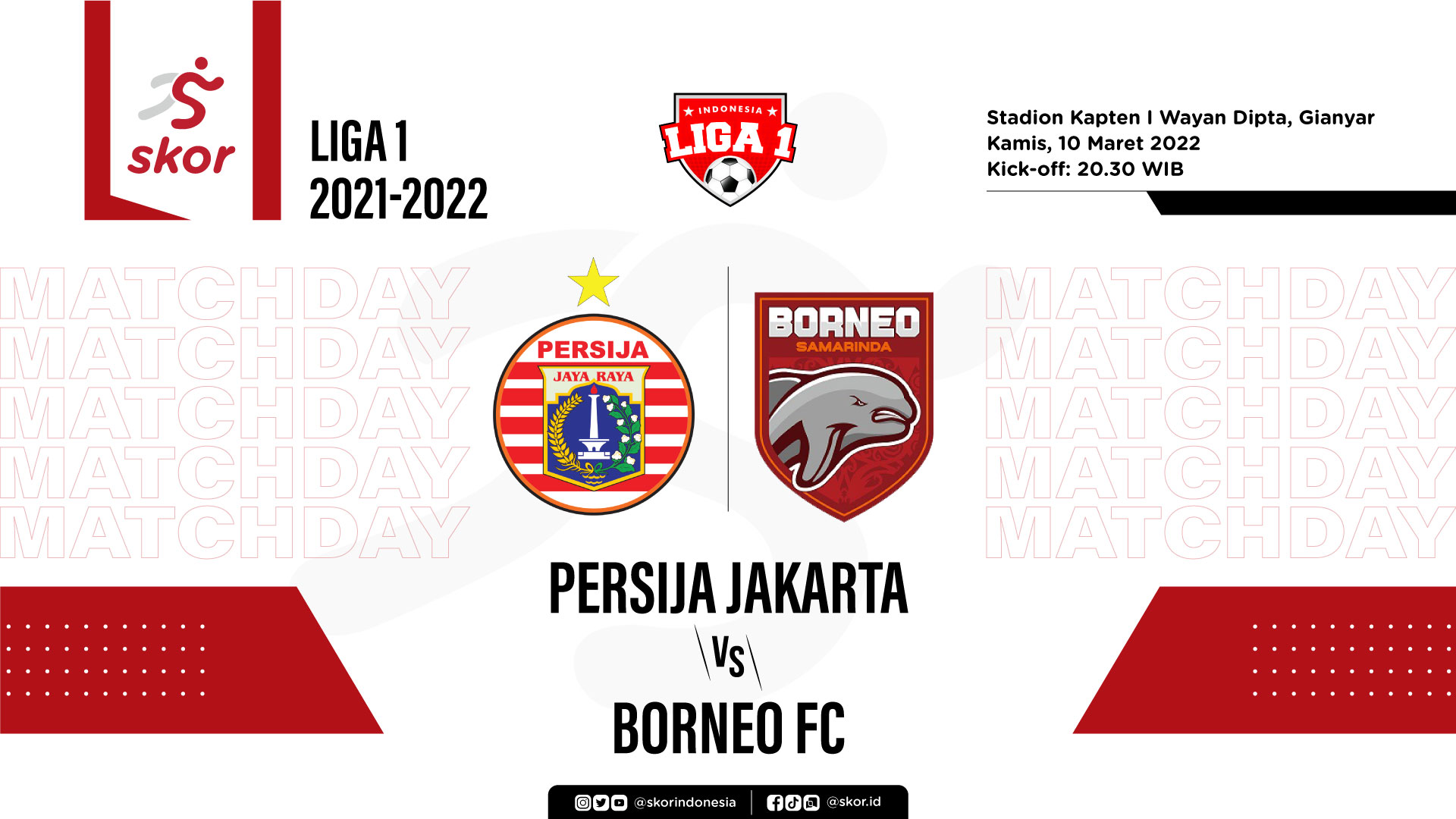 LIVE Update: Persija vs Borneo FC