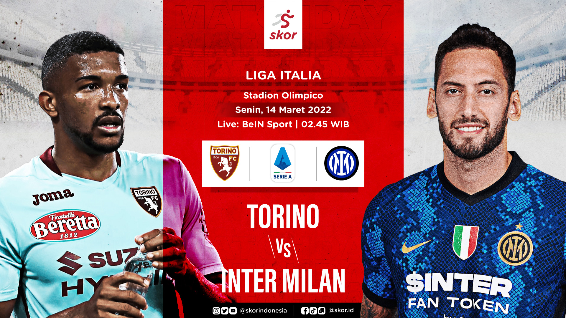 Prediksi Torino vs Inter Milan: Rintangan I Nerazzurri untuk Rebut Puncak