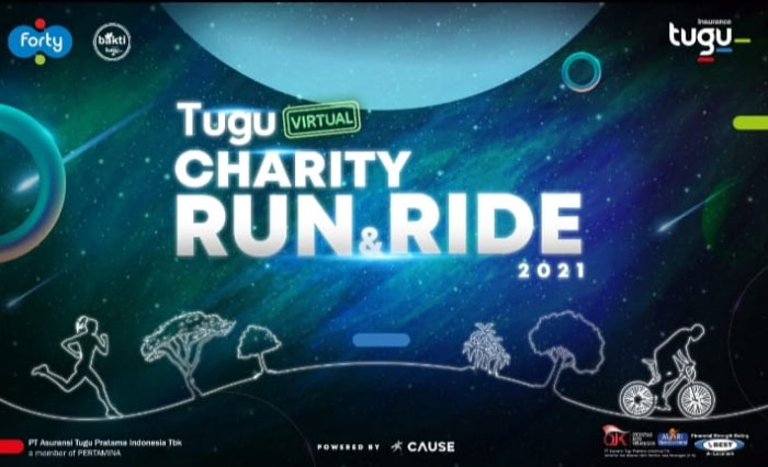 Tugu Virtual Charity Run & Ride 2021, Lomba Lari dan Bersepeda Sekaligus Beramal