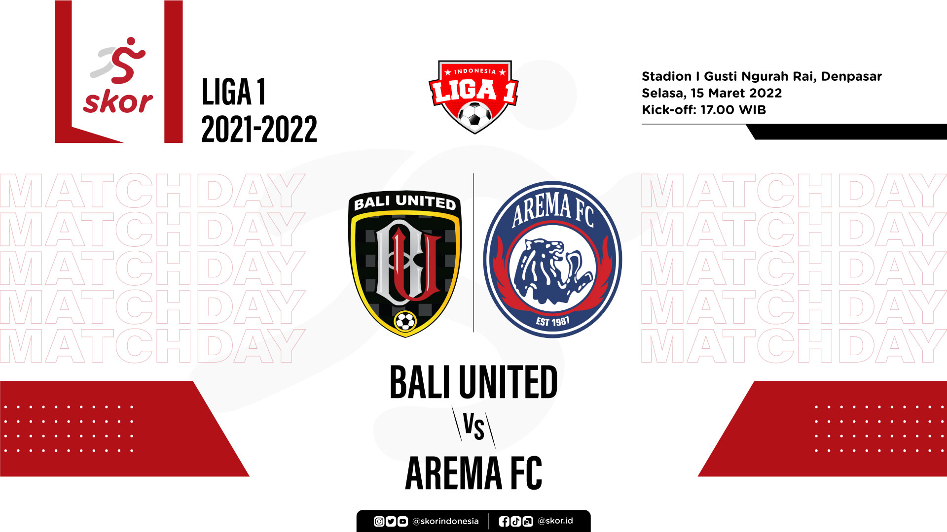 Bali United vs Arema FC: Prediksi dan Link Live Streaming