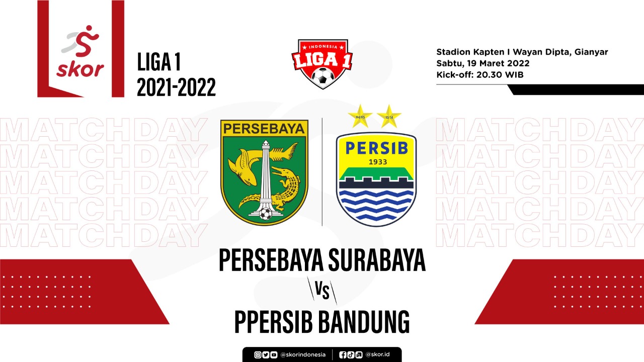 Hasil Persebaya vs Persib: Diimbangi Bajul Ijo, Kans Maung Bandung Juara Mengecil