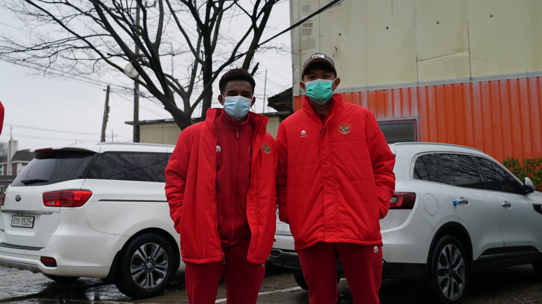 Dua Pemain Timnas U-19 Indonesia Siap Kerja Keras selama TC di Korea Selatan