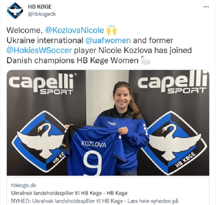 Pemain Internasional Ukraina Nicole Kozlova: Saya Merasa Sangat Bersalah