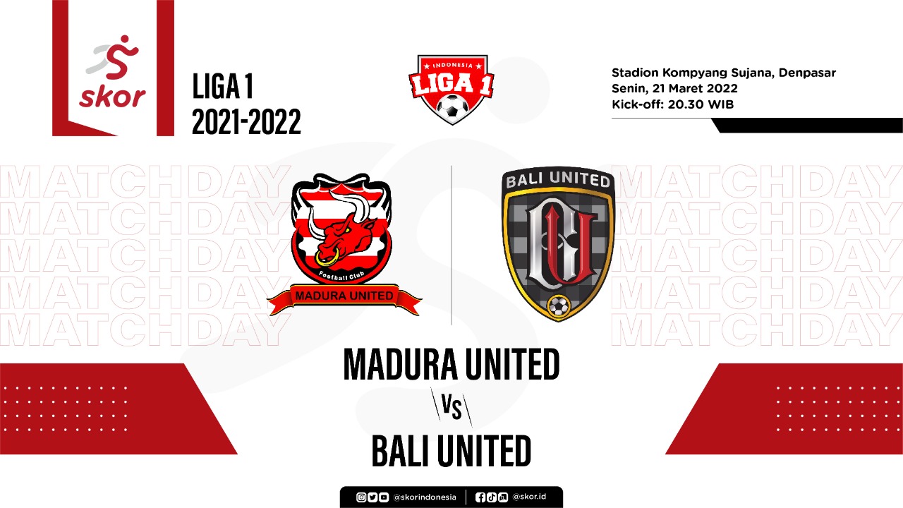 Madura United vs Bali United: Prediksi dan Link Live Streaming