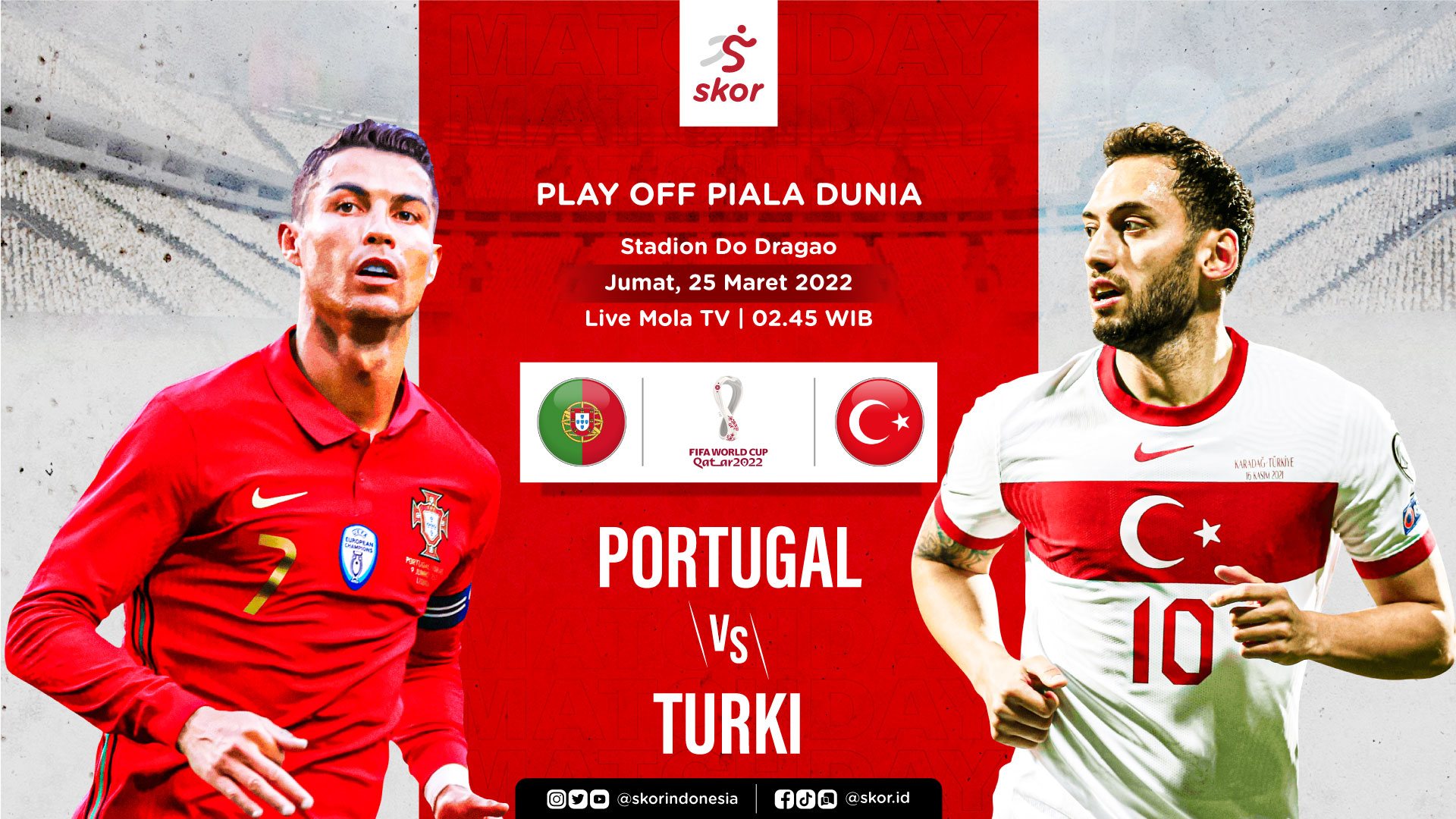 Prediksi Portugal vs Turki: Jalan Terjal Cristiano Ronaldo dkk Menuju Qatar Dimulai