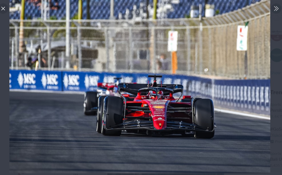 Hasil FP1 F1 GP Arab Saudi 2022: Charles Leclerc Tercepat, Mercedes Keteteran