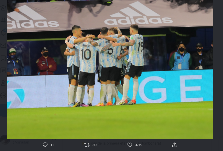 Hasil Argentina vs Venezuela: Messi Cetak Gol, La Albiceleste Hancurkan Tim Tamu