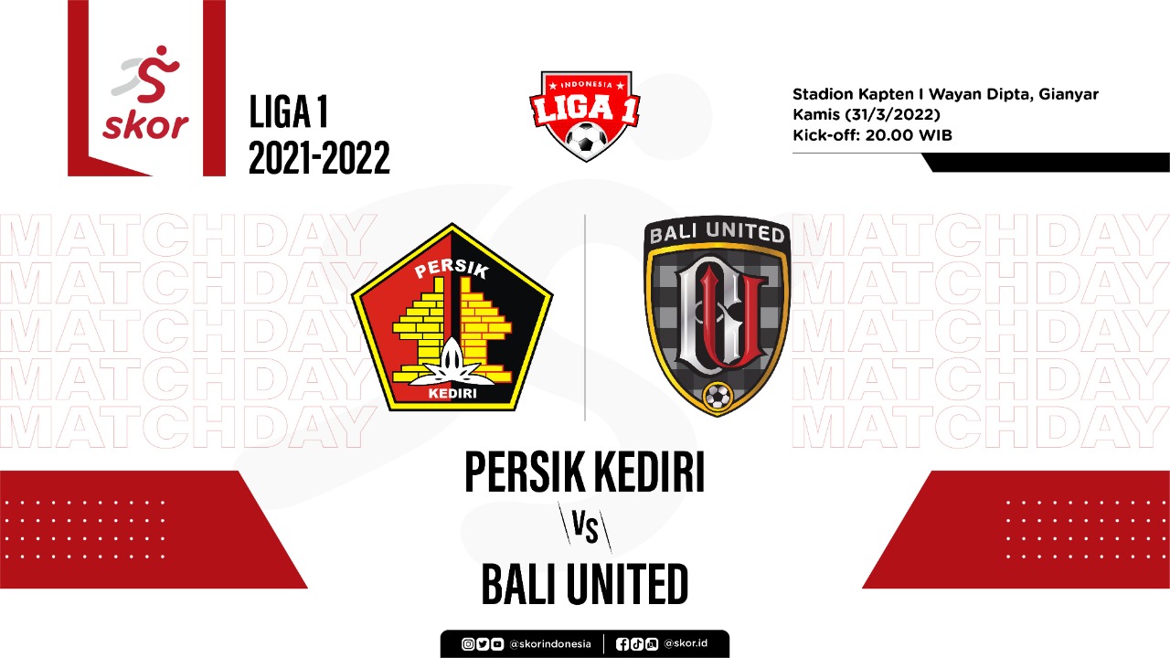 Persik Kediri vs Bali United: Prediksi dan Link Live Streaming