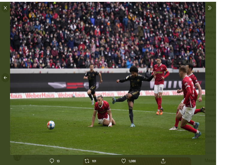 Bayern Munchen Sempat Main dengan 12 Personel Saat Hajar Freiburg