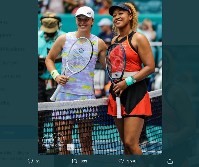 Naomi Osaka Senyum Lagi, Dunia Tenis Terpesona Responsnya yang Berkelas di Miami Open