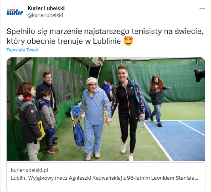 Agnieszka Radwanska Terima Tantangan Pemain Tenis Tertua di Dunia yang Seorang Pengungsi Ukraina