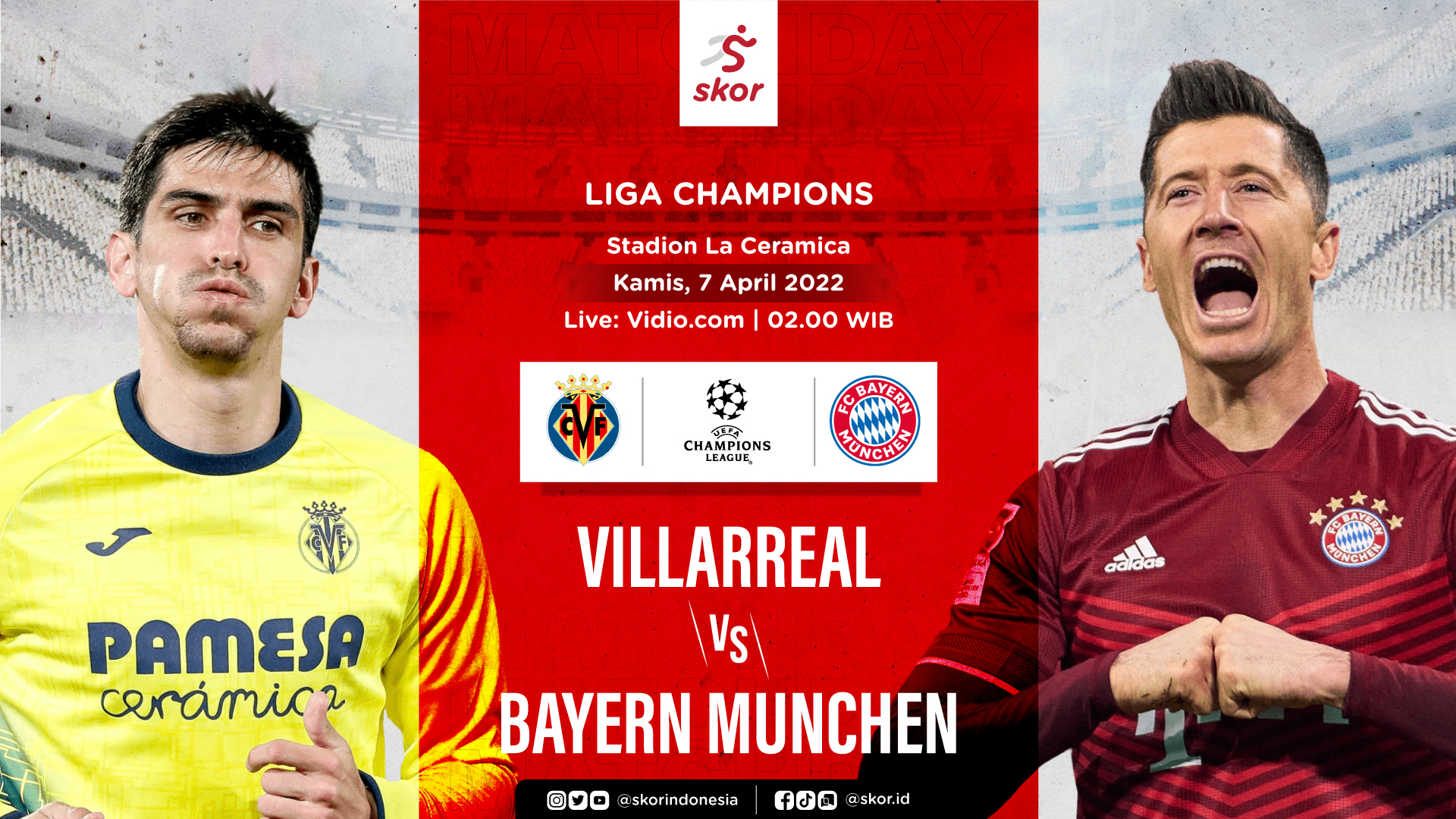 Prediksi Villarreal vs Bayern Munchen: Tugas Berat Tim Kapal Selam Kuning Redam Die Roten