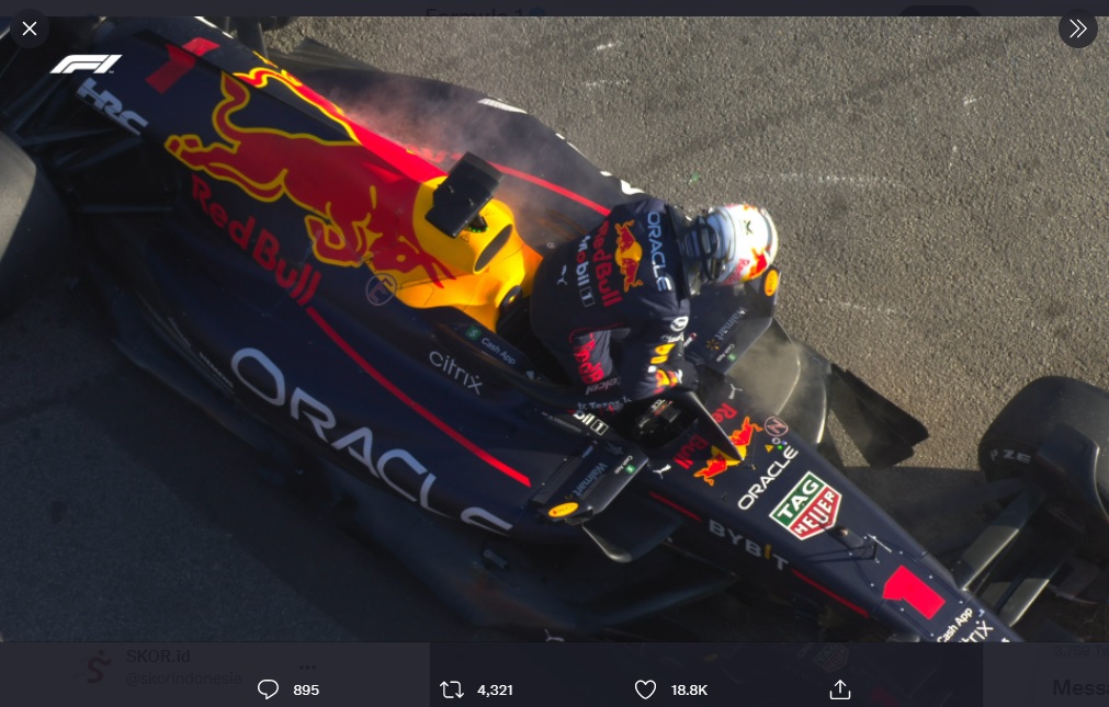 Sebelum Gagal Finis, Max Verstappen Sudah Dapat Firasat Buruk