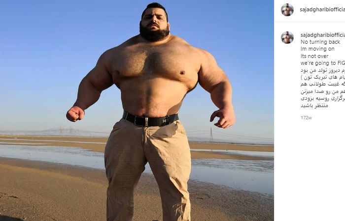 Duel Batal, Hulk Iran Sebut Martyn Ford Buronan