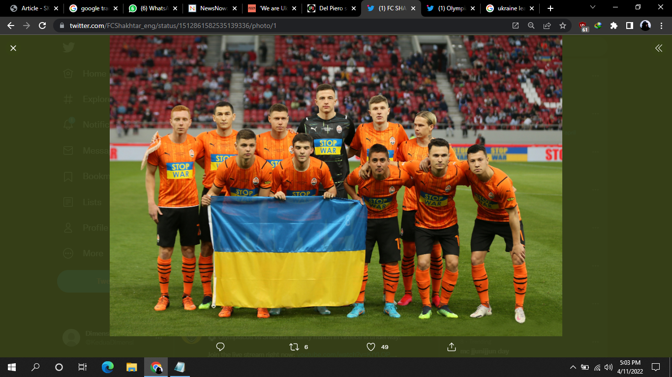 Setelah Vakum Dua Bulan akibat Konflik Rusia-Ukraina, Shakhtar Donetsk Kembali ke Lapangan