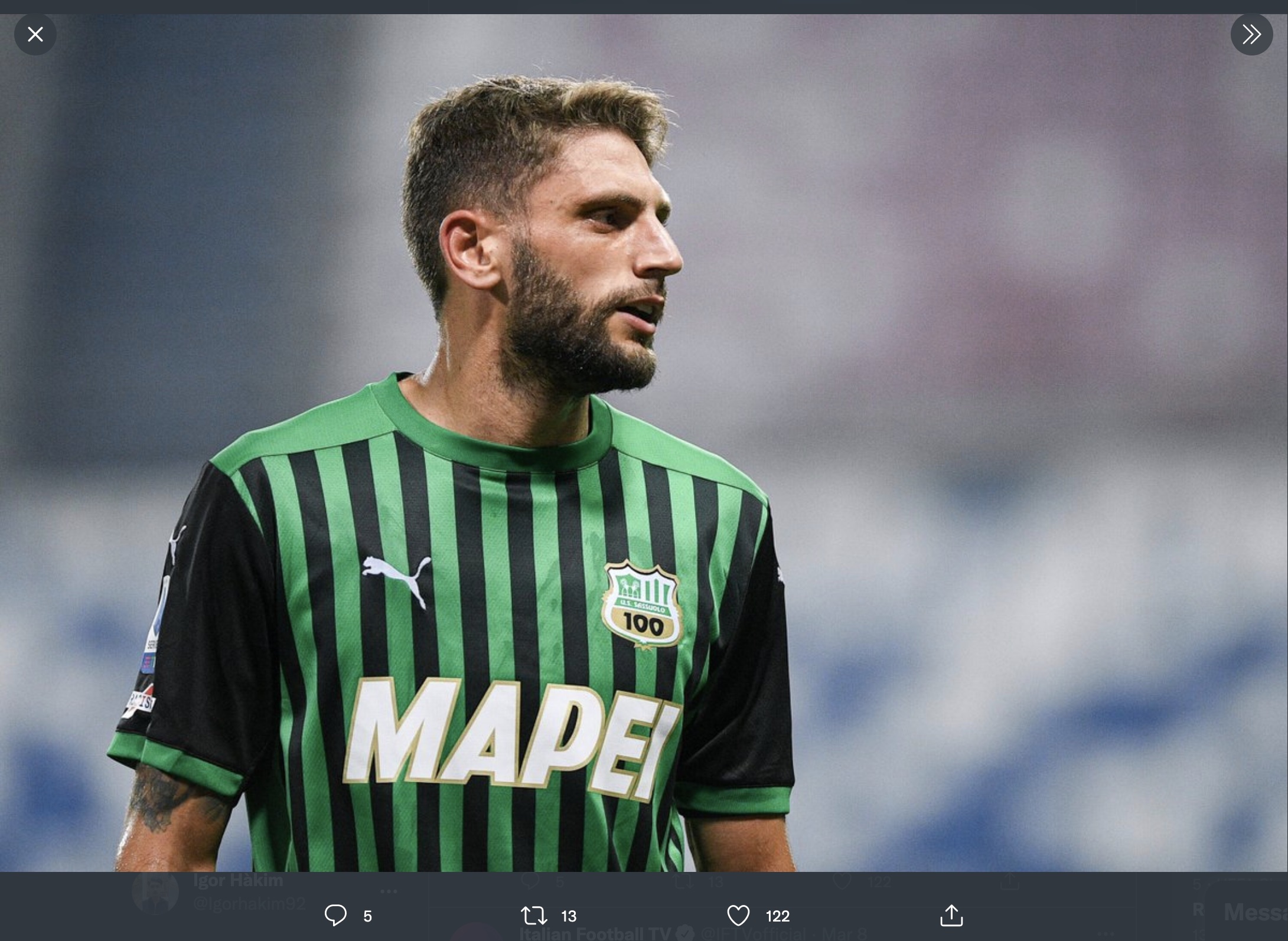 AC Milan Siapkan Tawaran untuk Domenico Berardi