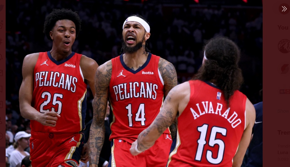 Hasil NBA Playin Tournament NBA 2022: Menang, New Orleans Pelicans dan Atlanta Hawks Lengkapi Slot Playoff